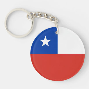 Vlag van Chili Sleutelhanger