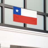 Vlag van Chili Spandoek (Buitenkant Gebouw)