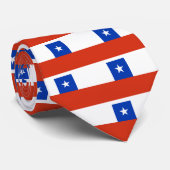vlag van Chili Stropdas (Opgerold)