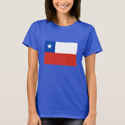 Vlag van Chili T-shirt (Voorkant)