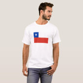 Vlag van Chili T-shirt (Voorkant volledig)