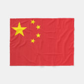 Vlag van China Fleece Deken (Voorkant (Horizontaal))
