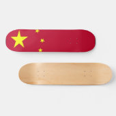 Vlag van China Skateboard (Horizontaal)