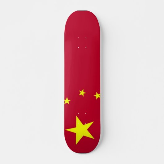 Vlag van China Skateboard (Voorkant)
