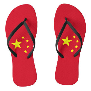 Vlag van China Teenslippers
