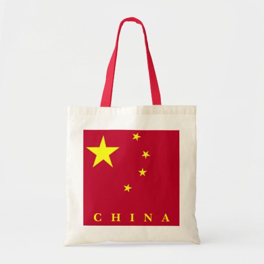 Vlag van China Zak Tote Bag (Voorkant)