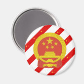 vlag van Chinese strepen Magneet (Voorkant / Achterkant)