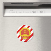 vlag van Chinese strepen Magneet (Insitu (Vaatwasser))