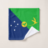 Vlag van Christmaseiland Bad Handdoek (Wasdoekje)