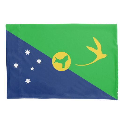 Vlag van Christmaseiland Kussensloop (Voorkant)