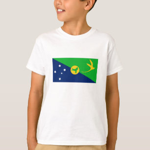 Vlag van Christmaseiland T-shirt