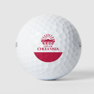 Vlag van Chula Vista, Californië Golfballen