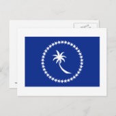 Vlag van Chuuk Briefkaart (Voorkant / Achterkant)