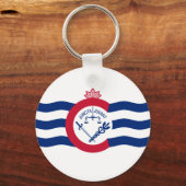 Vlag van Cincinnati, Sleutelhanger Ohio (Voorkant)