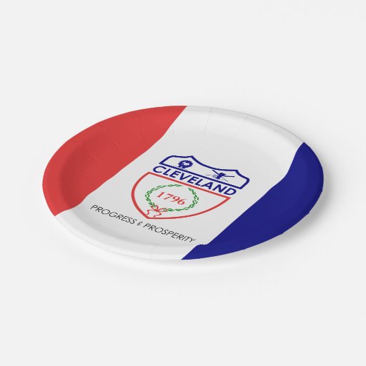 Vlag van Cleveland, Bord van Ohio Paper (Gekanteld)