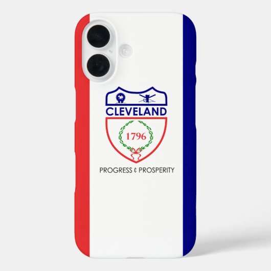 Vlag van Cleveland, Ohio Case-Mate iPhone Case (Achterkant)