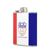 Vlag van Cleveland, Ohio Hip Flask Heupfles (Links)