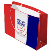 Vlag van Cleveland, Ohio Large Gift Bag Groot Cadeauzakje (Achterkant Gekanteld)