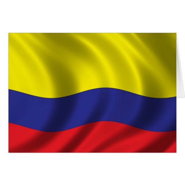 Vlag van Colombia (Voorkant Horizontaal)