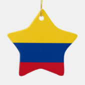 Vlag van Colombia, Republiek Colombia Keramisch Ornament (Voorkant)
