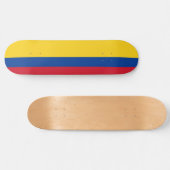Vlag van Colombia Skateboard (Horizontaal)