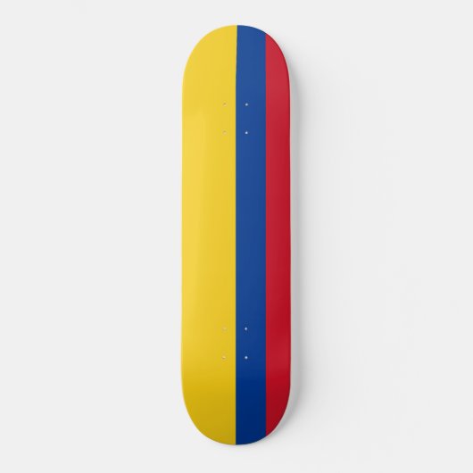 Vlag van Colombia Skateboard (Voorkant)