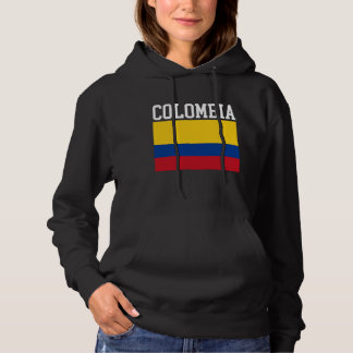 VLAG VAN COLOMBIA SPORT ATLETIEK Mannen Vrouwen Ki Hoodie