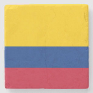 Vlag van Colombia Stenen Onderzetter