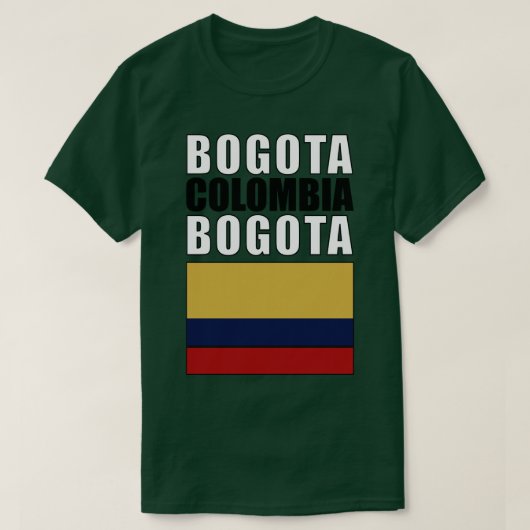 Vlag van Colombia T-shirt (Design voorkant)
