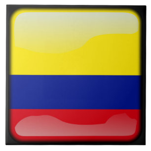 Vlag van Colombia Tegeltje