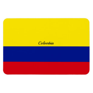 Vlag van Colombia, voorzien van het opschrift Magneet