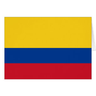 Vlag van Colombia Yellow Blue Red