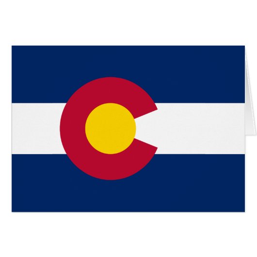 Vlag van Colorado (Voorkant Horizontaal)
