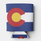 Vlag van Colorado Blikjeskoeler (Achterkant)