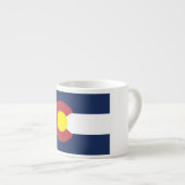 Vlag van Colorado Espresso Kop (Voorkant rechts)