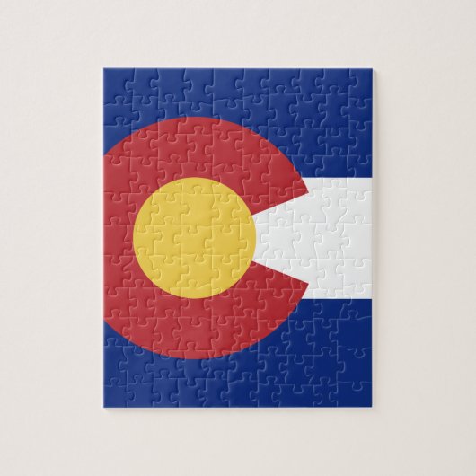 Vlag van Colorado Legpuzzel (Verticaal)