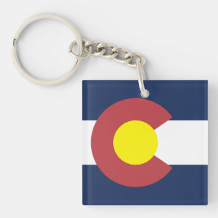 Vlag van Colorado Sleutelhanger