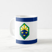 Vlag van Colorado Springs, Colorado Koffiemok (Voorkant links)