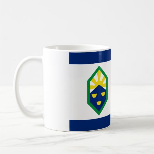 Vlag van Colorado Springs, Colorado Koffiemok (Links)