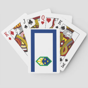 Vlag van Colorado Springs, Colorado Pokerkaarten