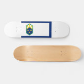 Vlag van Colorado Springs, Colorado Skateboard (Horizontaal)
