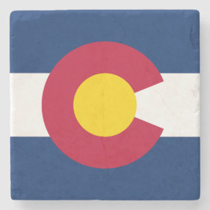 Vlag van Colorado Stenen Onderzetter