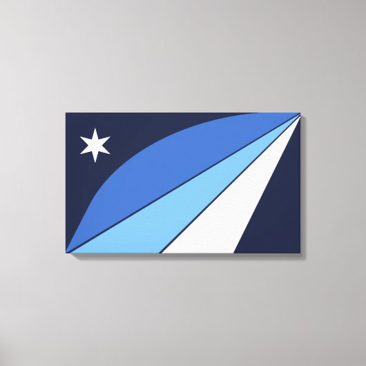 Vlag van Columbia (South Carolina) Canvas Afdruk (Voorkant)