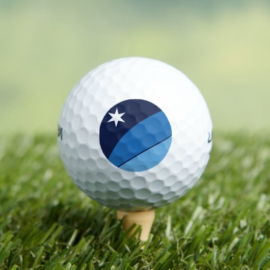 Vlag van Columbia, South Carolina Golfballen (Insitu Shirt)