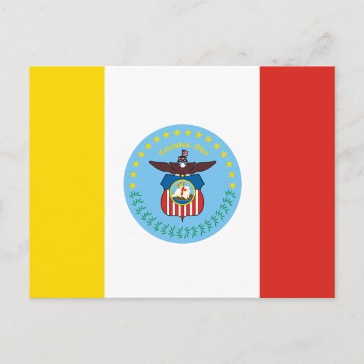 Vlag van Columbus, Briefkaart Ohio (Voorkant)