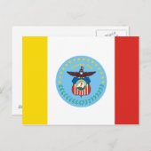 Vlag van Columbus, Ohio Briefkaart (Voorkant / Achterkant)