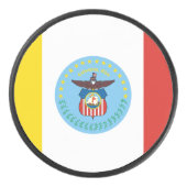 Vlag van Columbus, Ohio Hockey Puck (Voorkant)