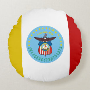 vlag van Columbus (Ohio) Rond Kussen