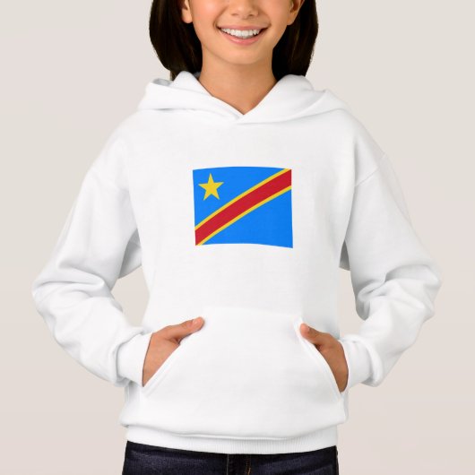 Vlag van Congo Kinshasa (Voorkant)