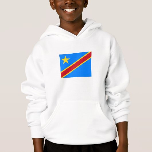 Vlag van Congo Kinshasa (Voorkant)